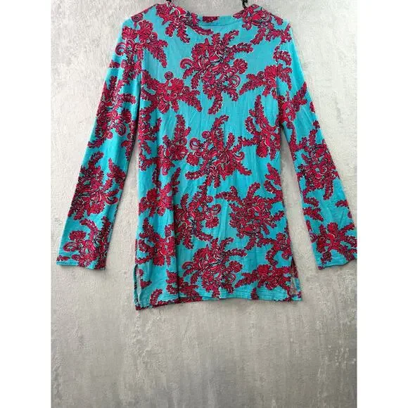 Lilly Pulitzer Westley Tunic – Cerulean Blue – Size Small - Picture 2 of 7